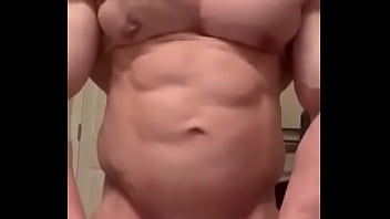 Bodybuilder showing off his pecs nude - 3lliot D3rmond