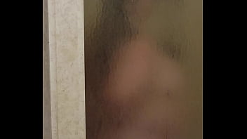 Wife takes a shower