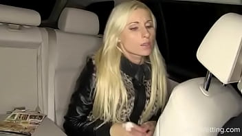 Bursting To Pee In Car, Pretty Girl Coming From Airport Can't Hold It To The End