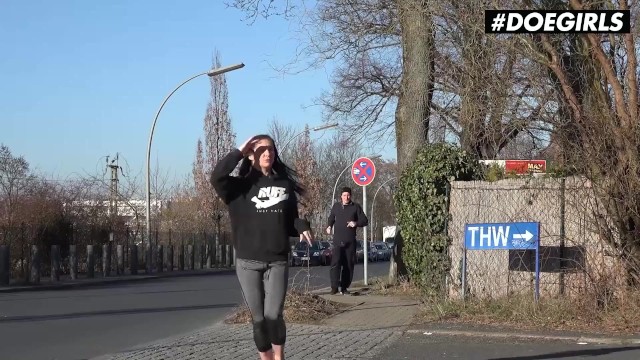 DoeGirls - Lullu Gun Petite German Slut Risky Public Sex With Horny Stranger