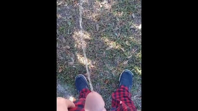 Being Dirty Morning Public Pissing