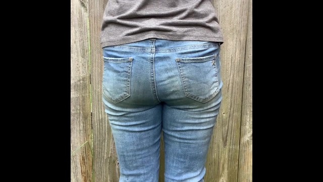 Girl humiliated by pissing in her jeans