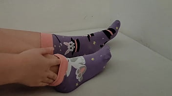 Sensual tease socks