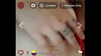 Amiga de Colombia de masturba para mi