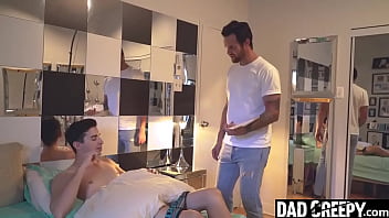 Stepdad Decides to Teach Stepson a Lesson Because He&rsquo_s Often Too Horny to Focus on Studies - Dadcreepy