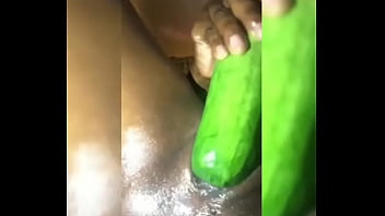 Another Naija Girl Playing With Big Cucumber - Full Video at Ebukaloaded.com