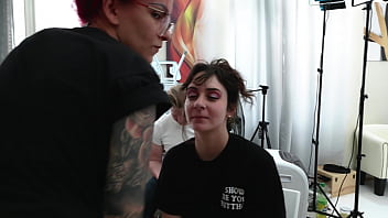 (dry vers) behind the scene,perv trheesome atogm only anal with Vile Vixen and Natasha Ink,milk,spits,deep balls,crazy,rough sex