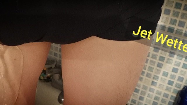 Naughty secret pissing through my favourite boxers