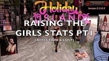 Holiday Island - Raising the Girls Stats pt 1 Faye fucking at the pool