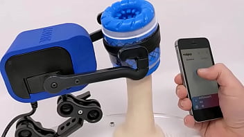 Blowjob simulator. A proper sex robot. Imagine that'_s your cock in the video.