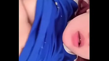 Indonesian Muslim gets her tits out
