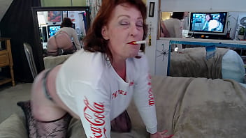 897 Dawnskye1962 smoking a cigarette and trying to cause your cock to throb fully dressed