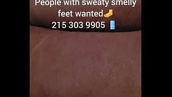 PEOPLE WITH SWEATY SMELLY FEET WANTED 215 303 9905