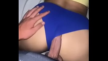 My girlfriend cock teasing with her big ass