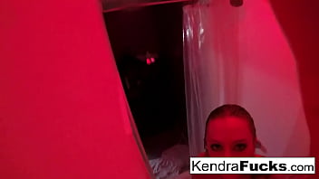 Hot Kendra Cole takes a sexy shower!