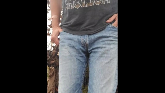 Piss desperation at the park. Barely got the camera set up.