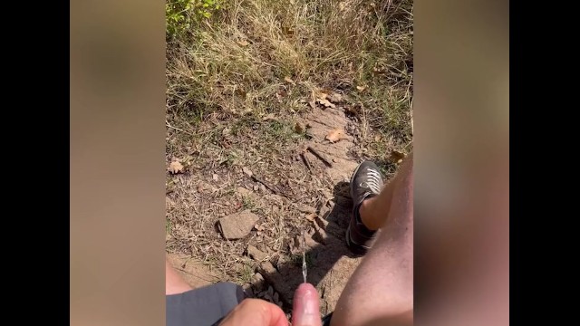 I piss out of my shorts, I hope no one sees me