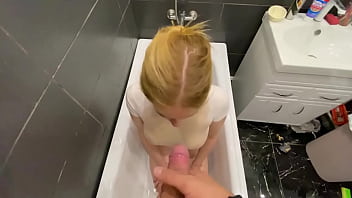 PISSED ON THE BEAUTY AND FUCKED IN THE MOUTH