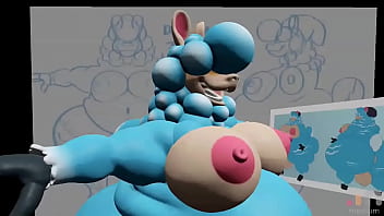 Gay Furry 3D Character Sculpt Turn-Around Dellpaca