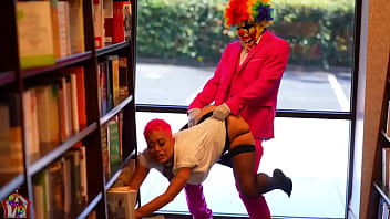Jasamine Banks Gets Horny While Working At Barnes &_ Noble and Fucks Her Favorite Customer