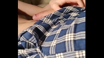 Stroking my massive cock for you