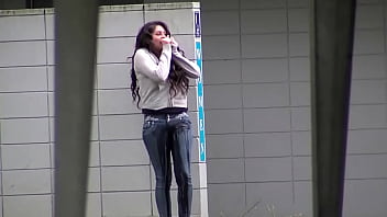 Haydee Peeing In Her Jeans At The Rest Area(720p)