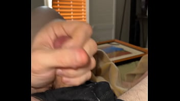 Jerking off my small cock to cumming