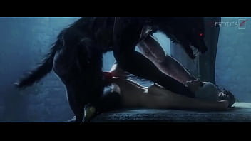Ashe fucked by werewolf