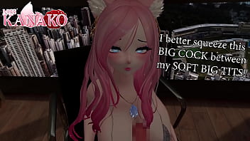 I love TEASING you with my GIANT CAT GIRL TITS!!!! SEXY VTUBER TITTY FUCK!!!!