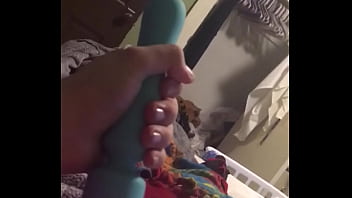 Trans girl Starla uses her new vibrator