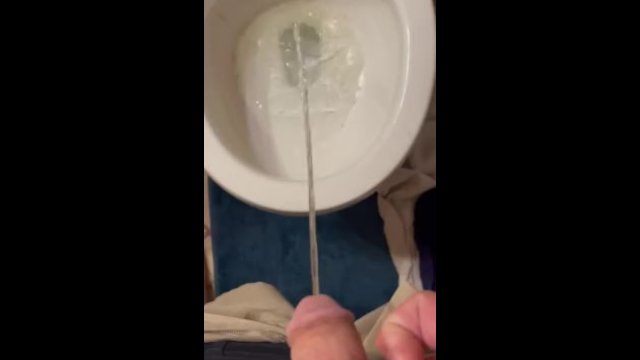 Just taking a leak