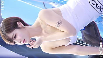 韩国车展短发气质模特的神仙颜值，完美身材公众号【喵污】