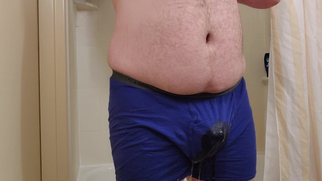 Wetting Boxers and Drinking Piss (Not Allowed to use Toilets)