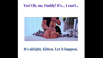 Kitten Tells Step Daddy No