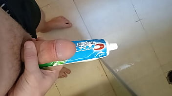 I wanted to fuck toothpaste with my big dick, but what)?