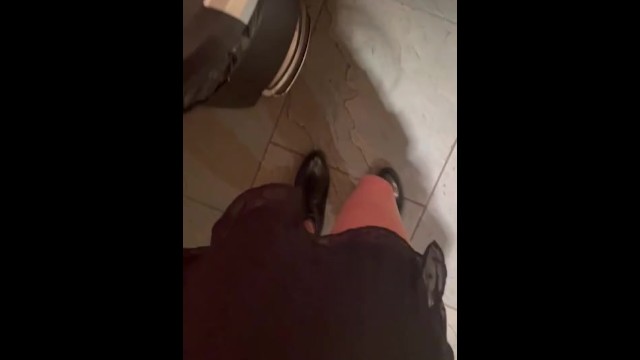 my piss queen self had to leave a mess on a fancy restaurants bathroom