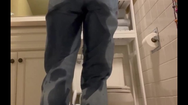 she was too late and PISSED in her pants!