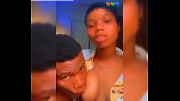 WATCH : Video Of Kunle sucking out the milk on his Girlfriend breast