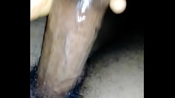 Big black Calabar dick preparing for morning fuck
