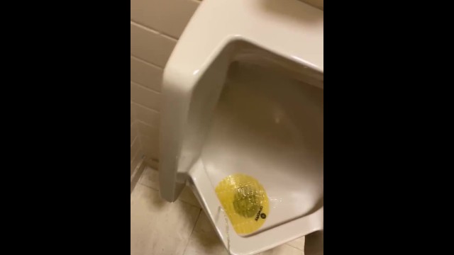 Found another private family restroom at rich club messy naughty pissing moaning desperate shy