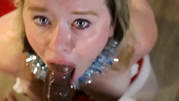Christmas Slut Shyla Gets Throat Fucked POV (www.kingcuretv.com)