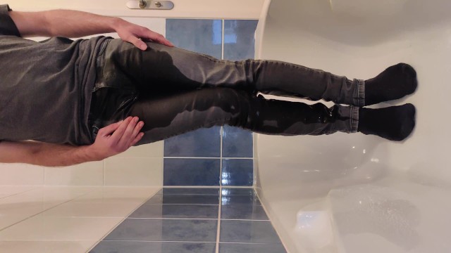 Pissing My Jeans In The Shower