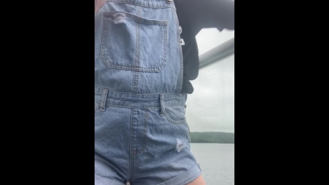 Teen loses control and pees herself outdoors and loves it !