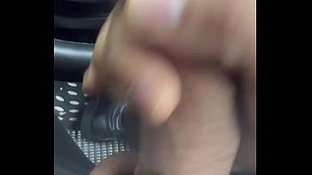 Car fun end outside cumming in straight dick