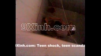 Hidden cam teen in toilet