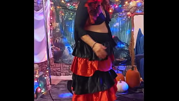 Hotwife Steffi halloween grim pussy dance (full episode)