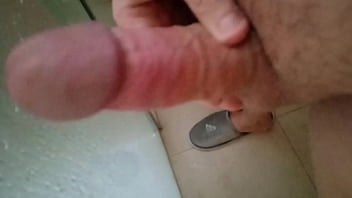 Student instead of lessons rubs his big and fat dick on the neighbor'_s glass