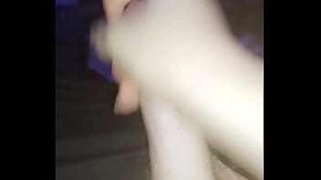 White boy loves stroking his cock