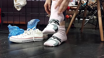 Two pairs of socks and sweaty feet