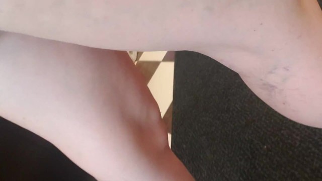 He Holds My Pussy While I Piss At The Urinal